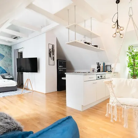 公寓 Comfy Downtown Loft - Self Check-in - Centre Of 格拉茨
